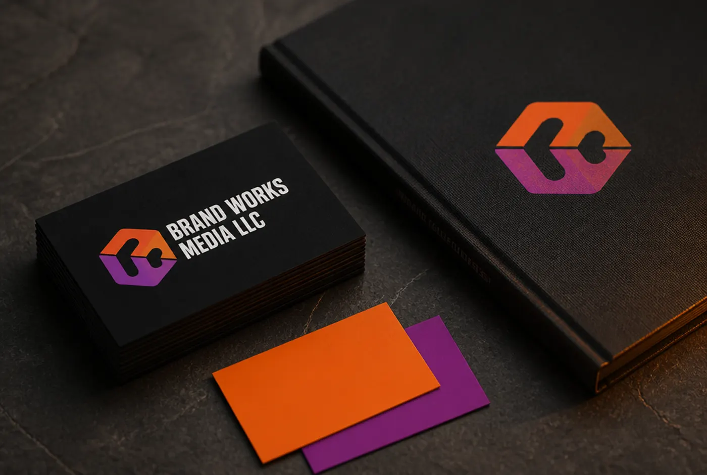 Business cards and brand book
